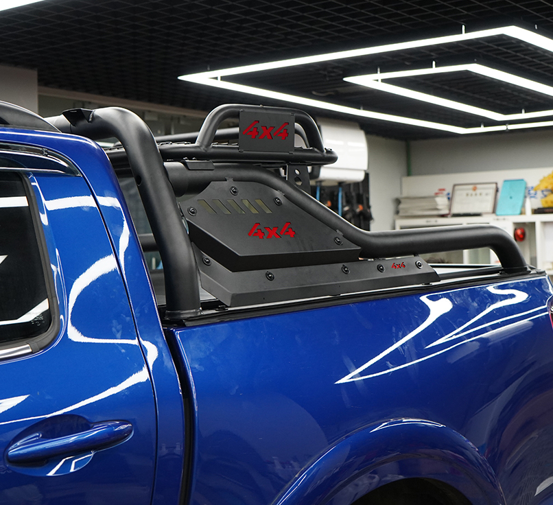 Roll bar de canastilla con pasamanos Ranger T8 2020-2023 con nombre de vehículo - Imagen 5