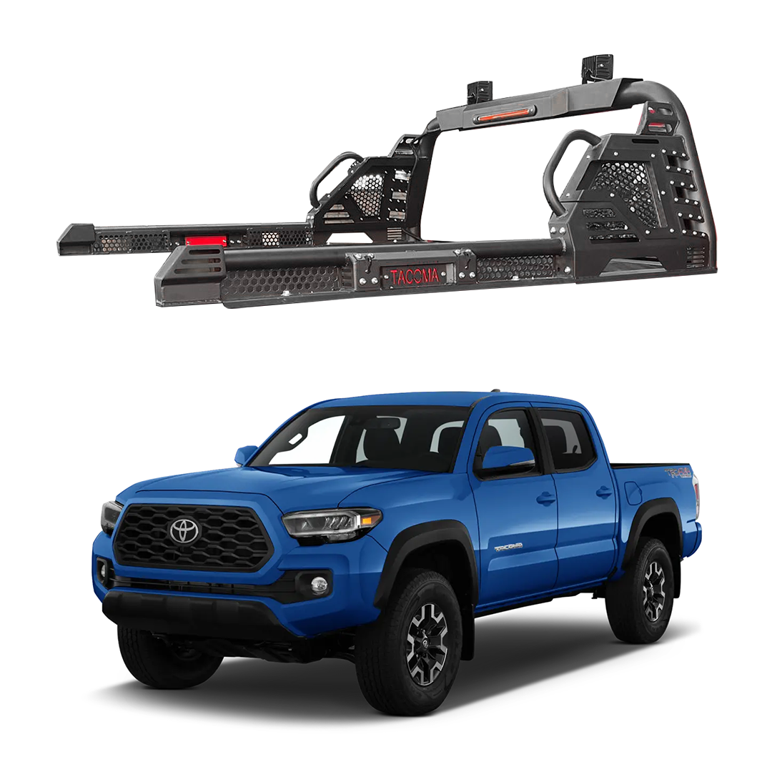 Roll bar de pasamanos Toyota Tacoma 2022+ con nombre de vehículo