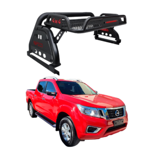 Roll bar de canastilla Nissan NP300 2019-2020 con nombre de vehículo