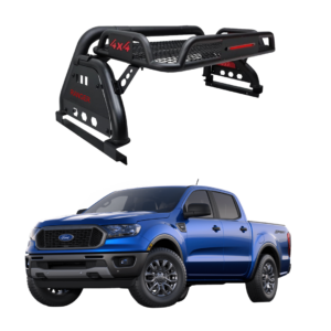 Roll bar de canastilla Ford Ranger T8 2020-2023 con nombre de vehículo