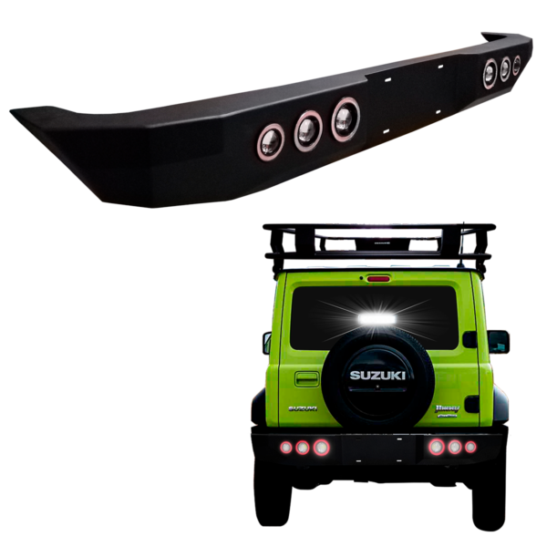 Defensa trasera metálica con LED's Sz Jimny 2021+