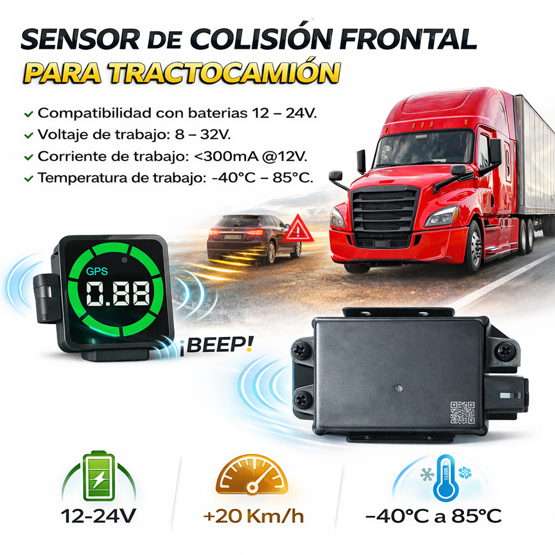 Sistema de advertencia de colisión frontal para Tractocamión - Imagen 5